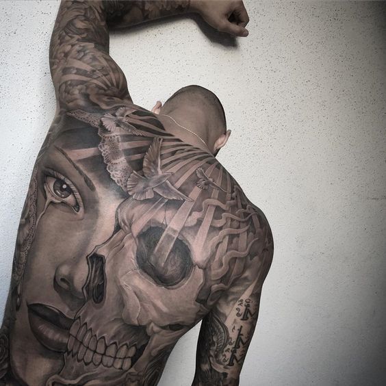 tatuajes chicanos espalda
