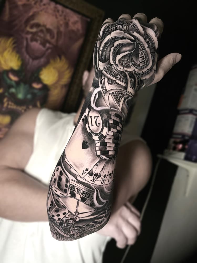 tatuajes chicanos brazo
