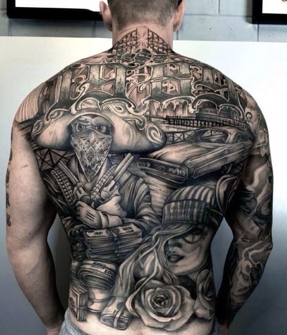 tatuajes chicanos grandes