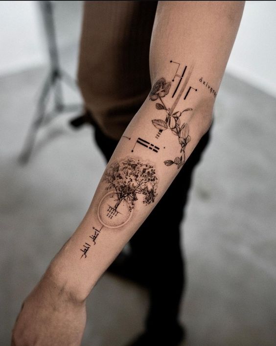 árbol de la vida tatuaje brazo