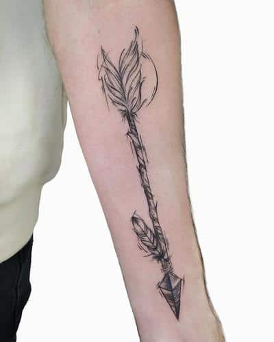 tatuajes parejas arco y flecha