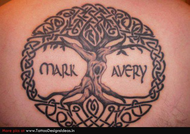 tatuaje árbol de la vida nombres