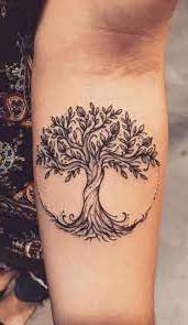 tatuaje árbol de la vida brazo