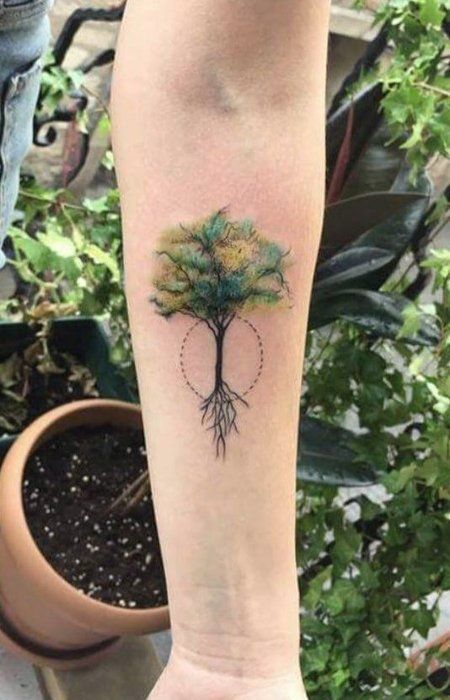 tatuaje del árbol de la vida