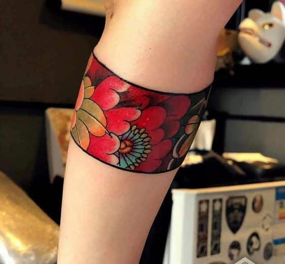 tatuaje brazalete japonés