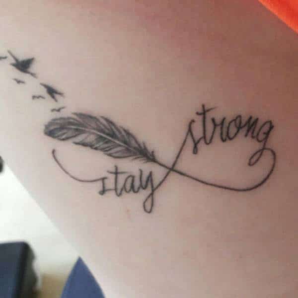 tatuaje infinito stay strong