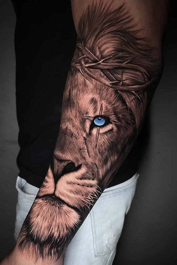 tatuaje león