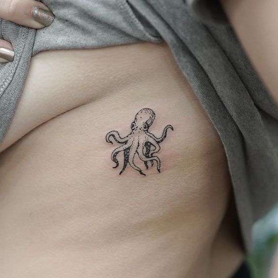 tatuaje pulpo pequeño