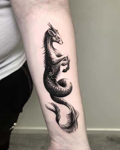 tatuaje sirena antílope
