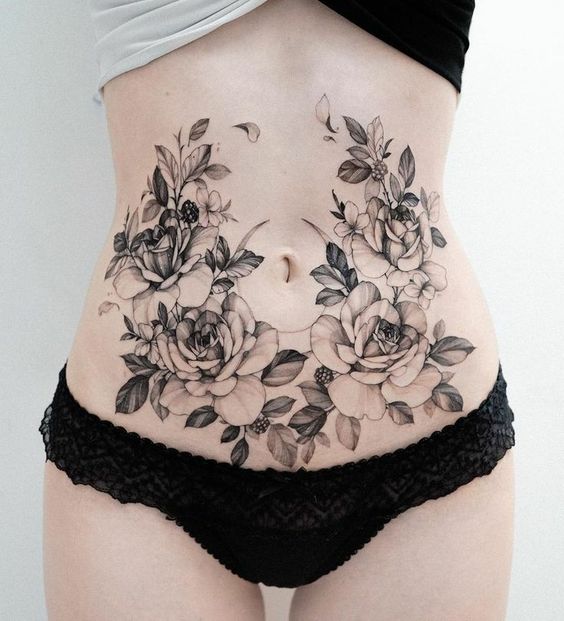 tatuajes abdomen ornamental