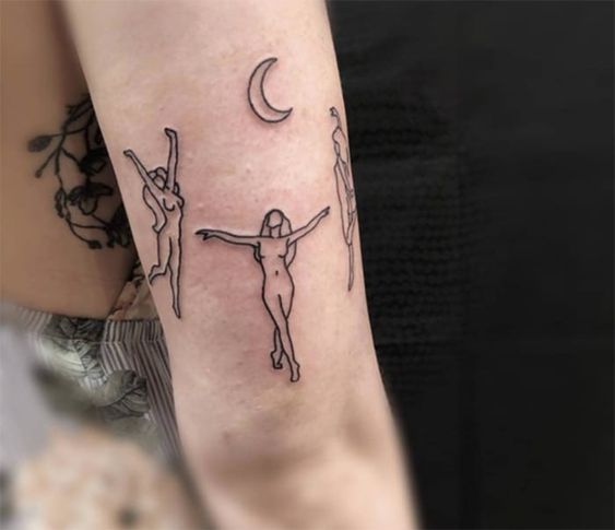 tatuajes brujas bailando