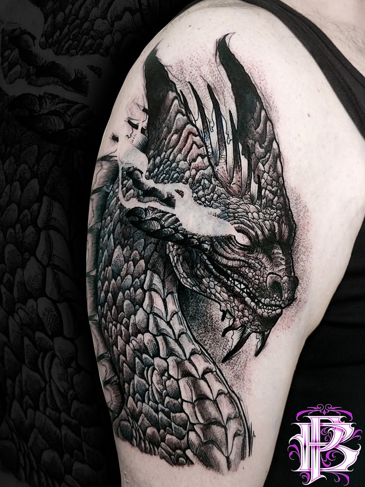 tatuajes dragones medievales