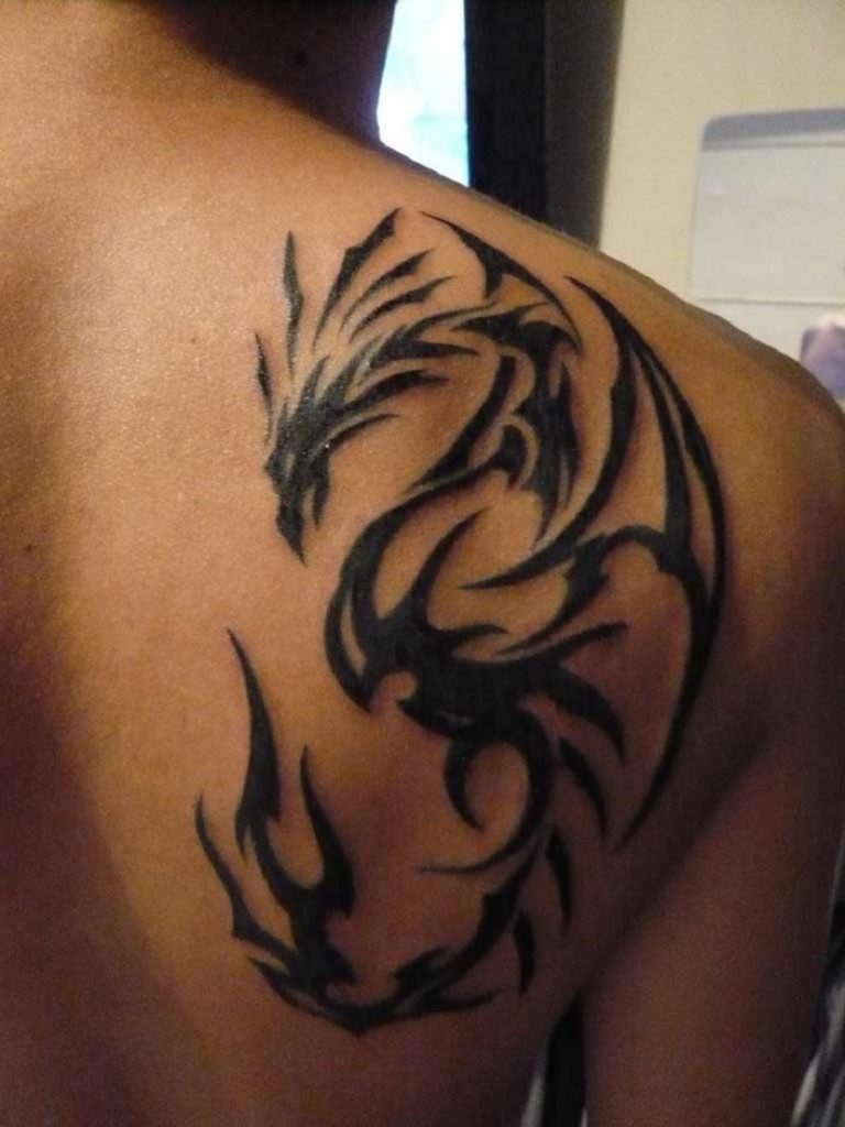 tatuajes dragones tribales