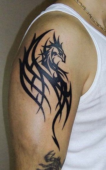 tatuajes dragones tribal
