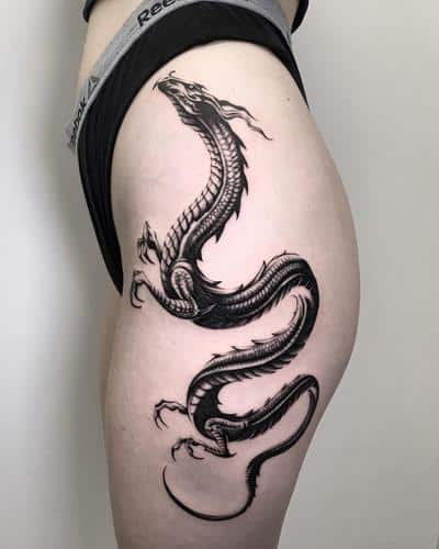 tatuajes dragones realista