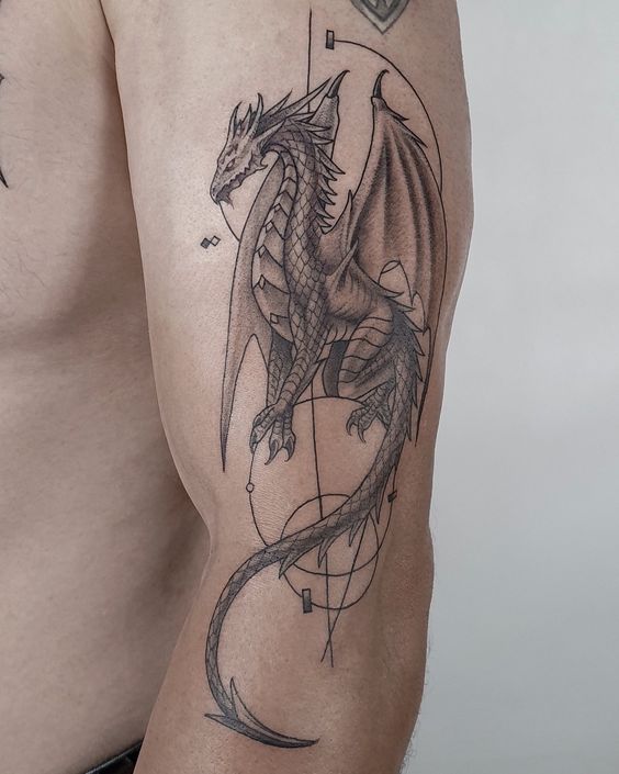 tatuajes dragones medievales