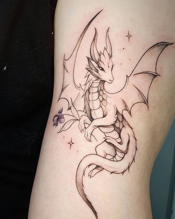 tatuajes dragones cartoon