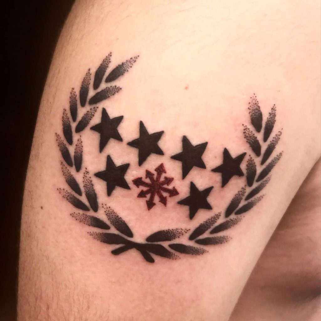tatuajes estrellas laurel