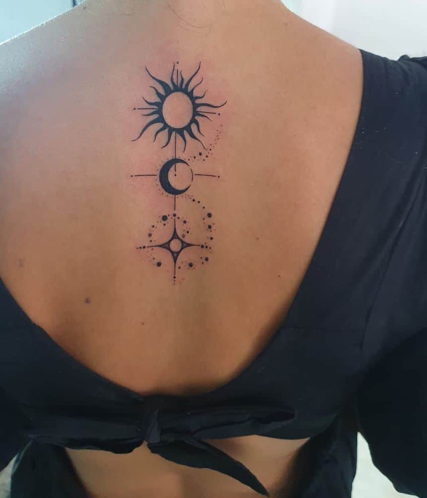 tatuajes estrellas espalda