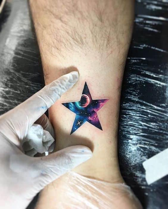 tatuajes estrellas color
