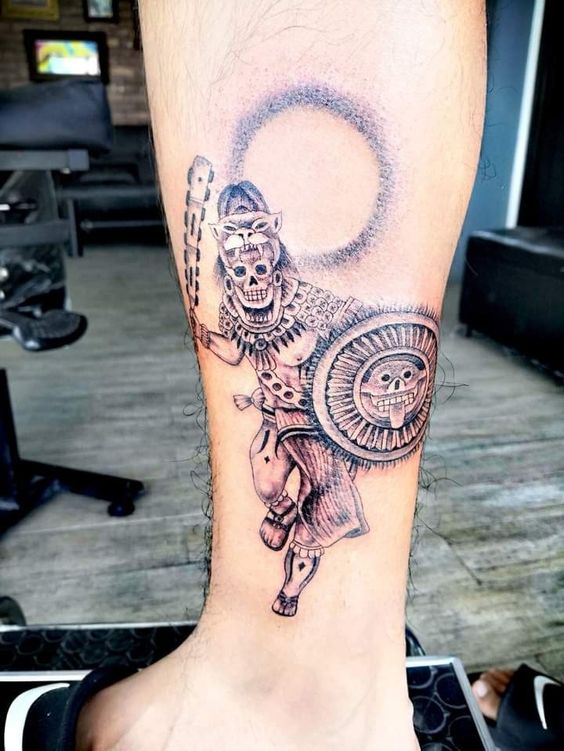 tatuajes mayas gladiador