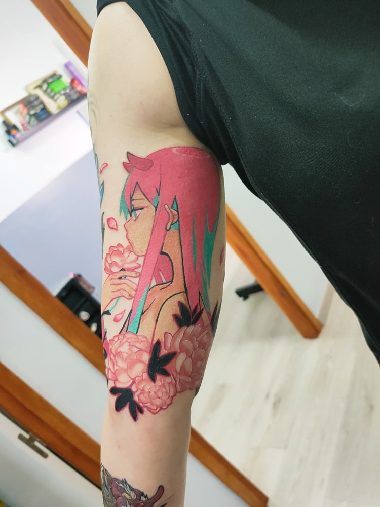 tatuajes mujeres anime