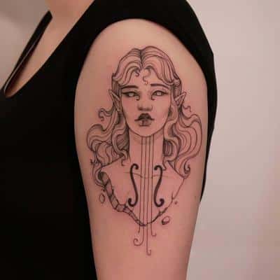 tatuajes musicales hadas