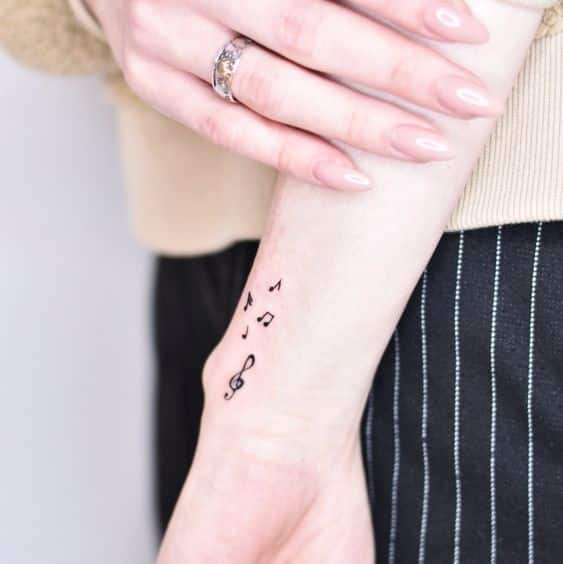 tatuajes musicales pequeños