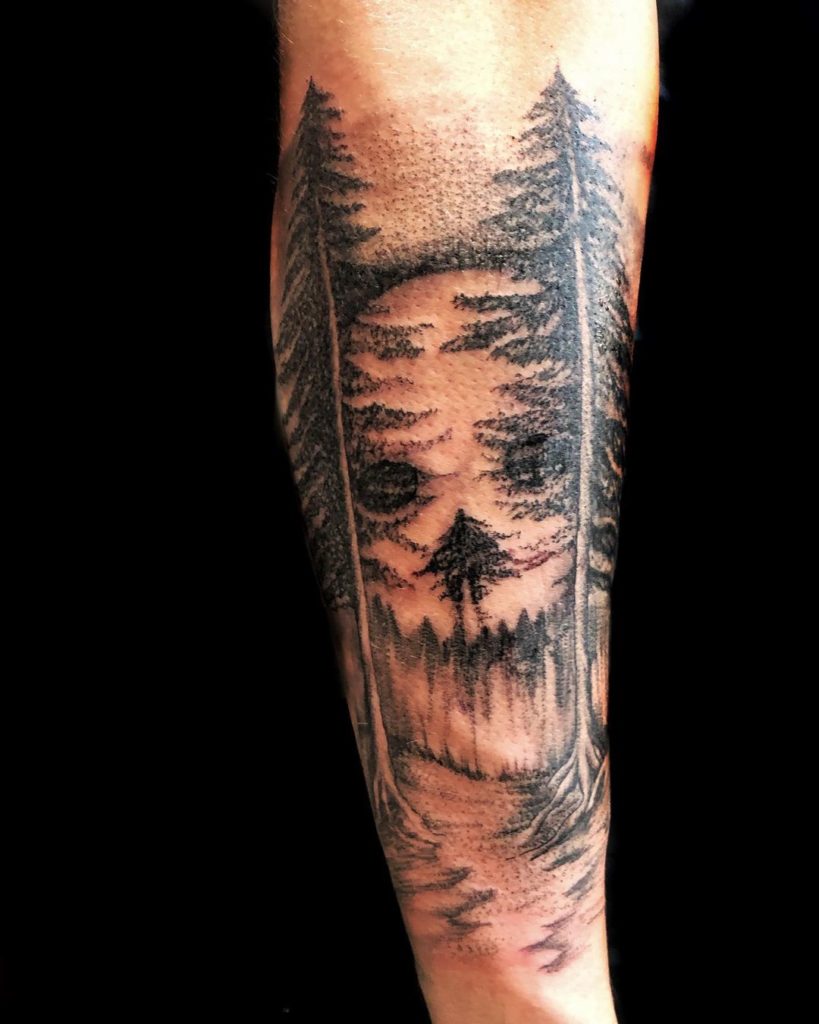 tatuajes naturaleza bosque