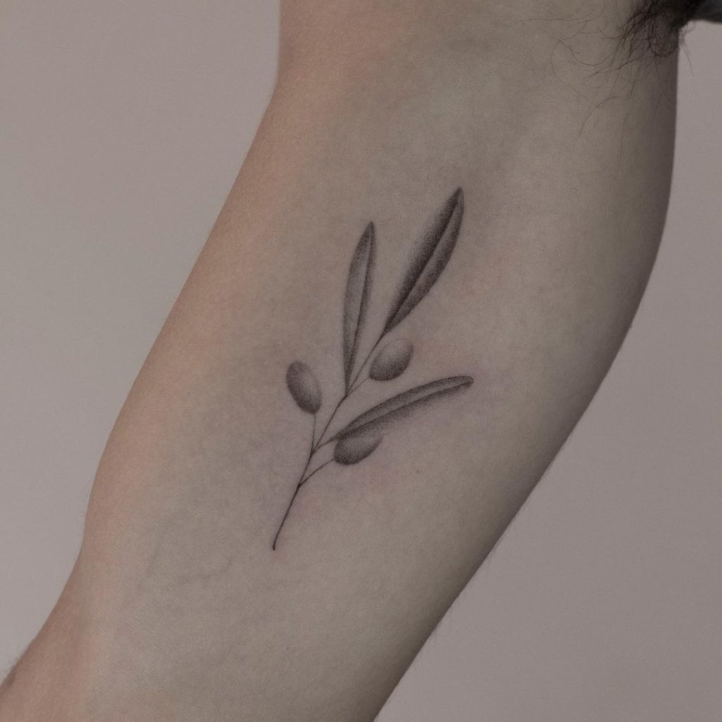 tatuajes naturaleza olivo