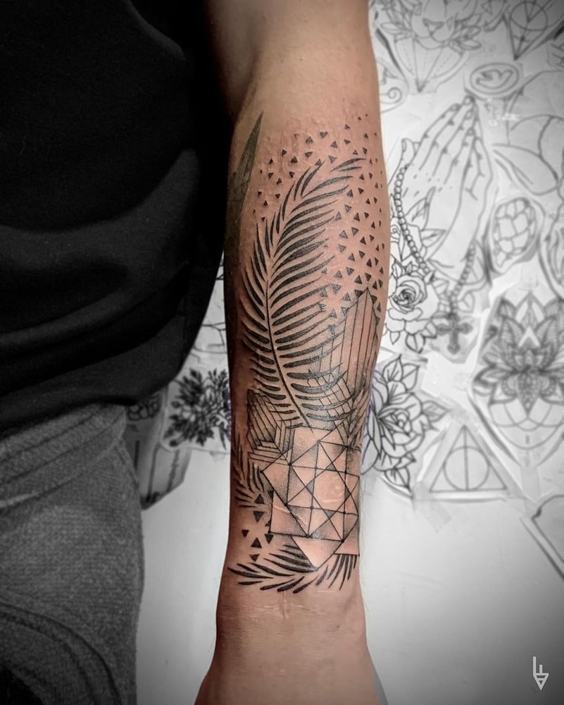tatuajes naturaleza brazo