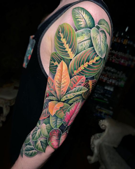 tatuajes paisajes tropicales