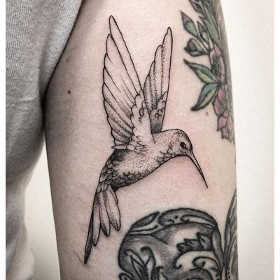 tatuajes pajaros colibrí