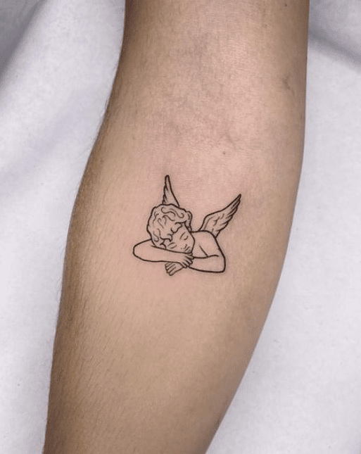 tatuajes pequeños ángel