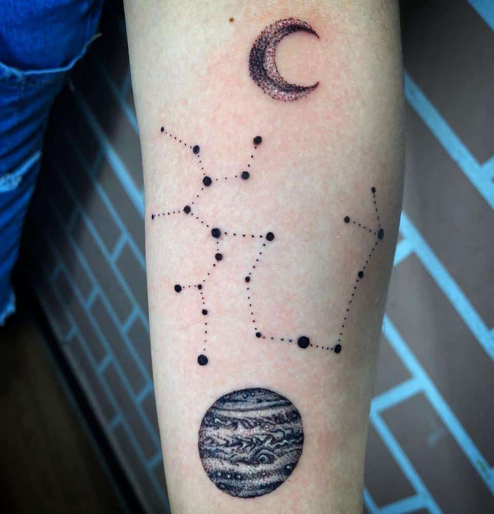 tatuajes universo constelación