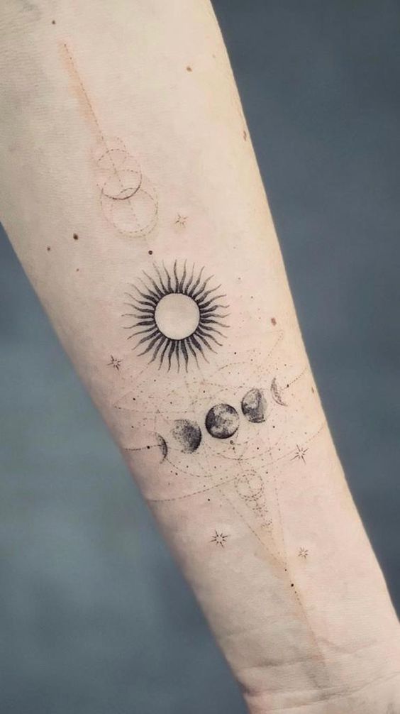 tatuajes universo luna