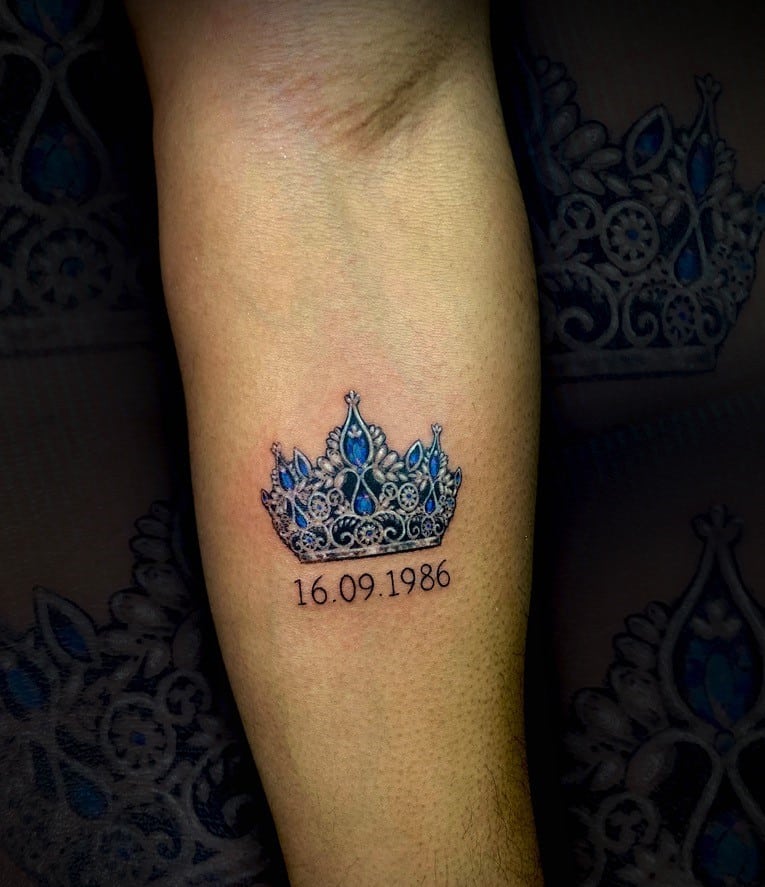 tatuaje corona princesa