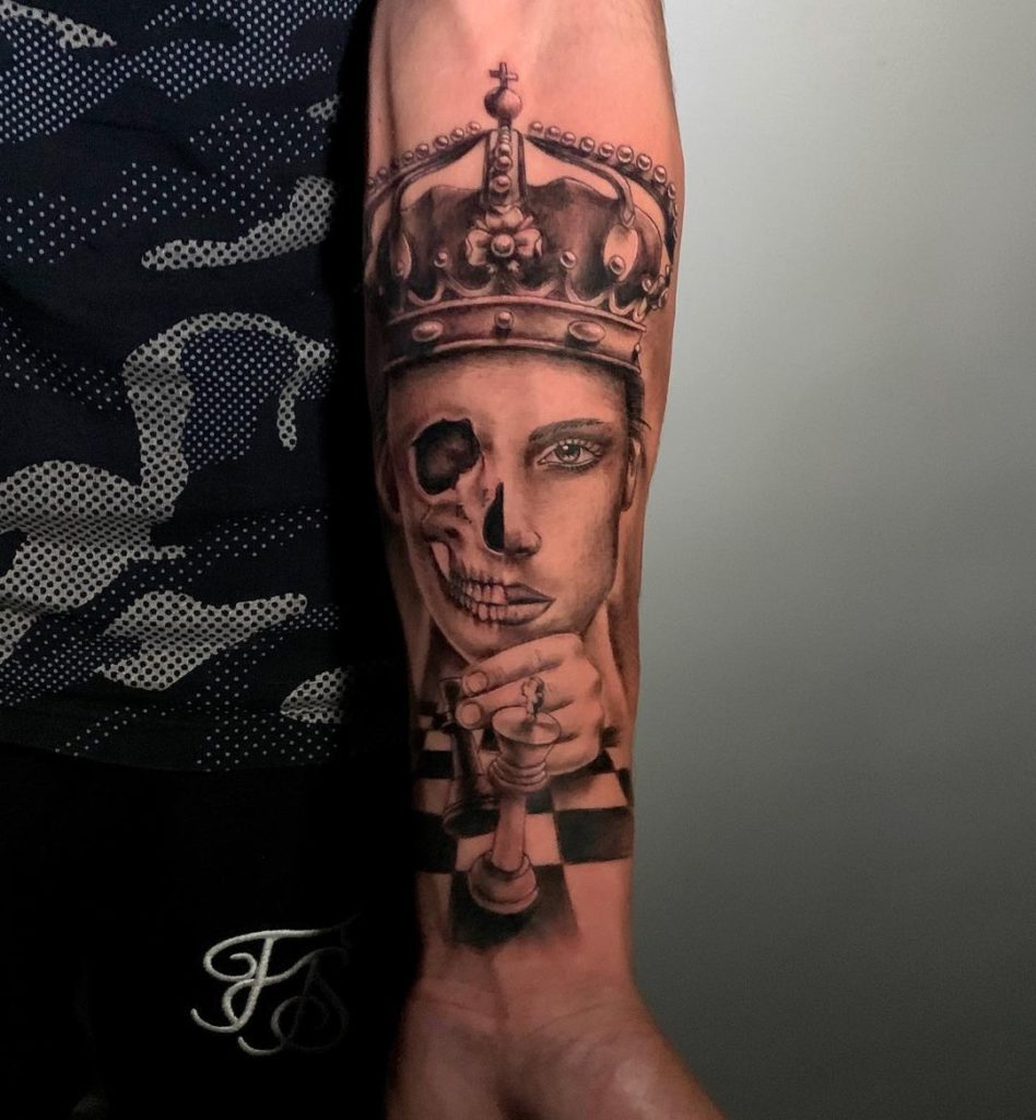 tatuaje de corona de rey