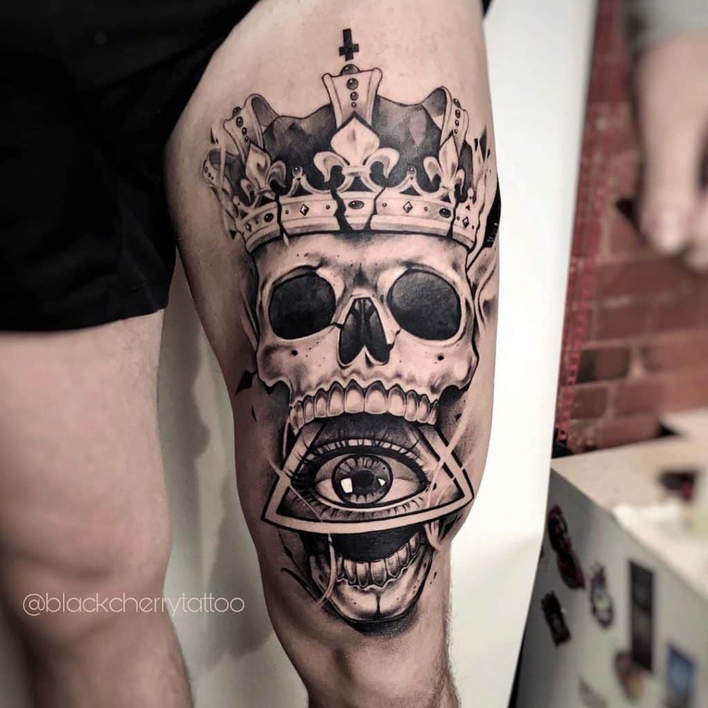 tatuaje de corona de rey