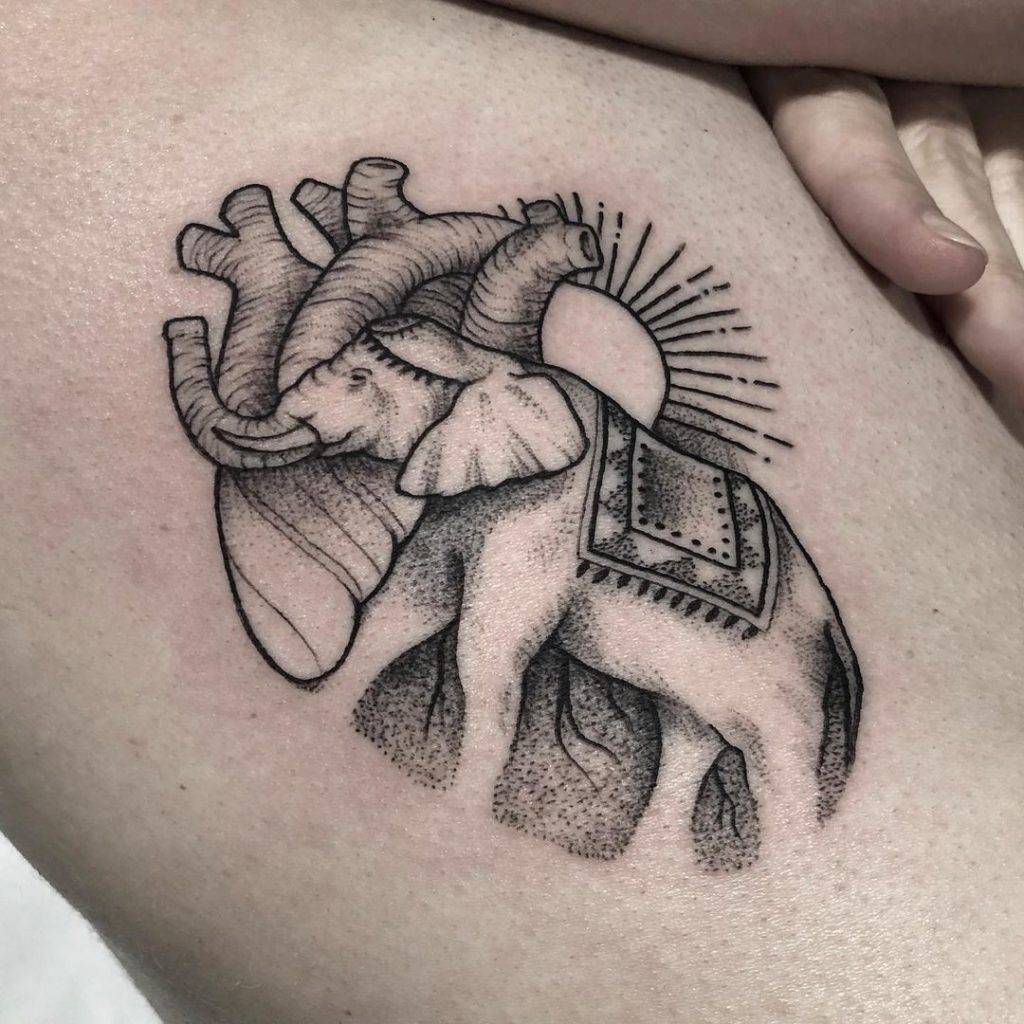 tatuaje elefante