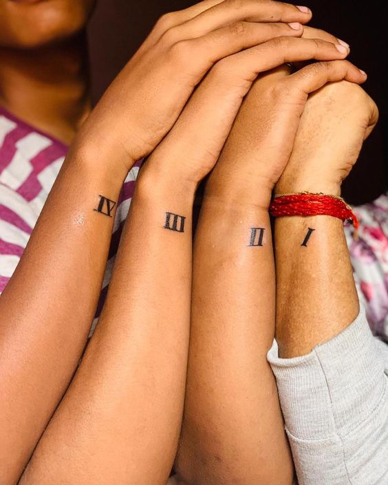 tatuaje 4 hermanas