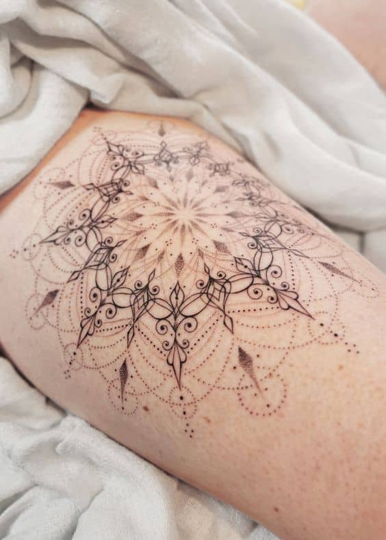 tatuaje flor de la vida