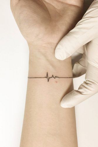 tatuaje latido corazón