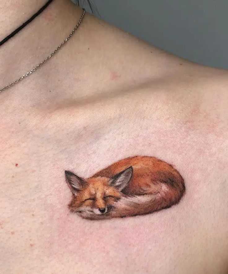 tatuaje zorro pequeño