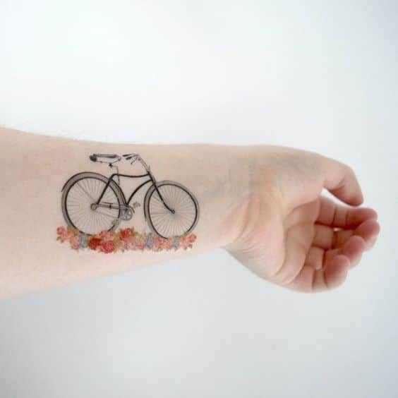 tatuajes bicicletas otoño