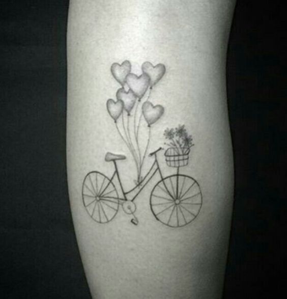tatuajes bicicletas fineline