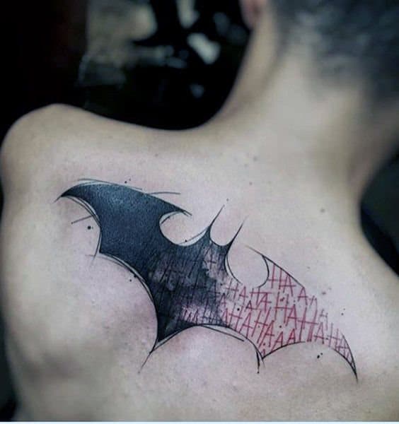 tatuajes de batman espalda