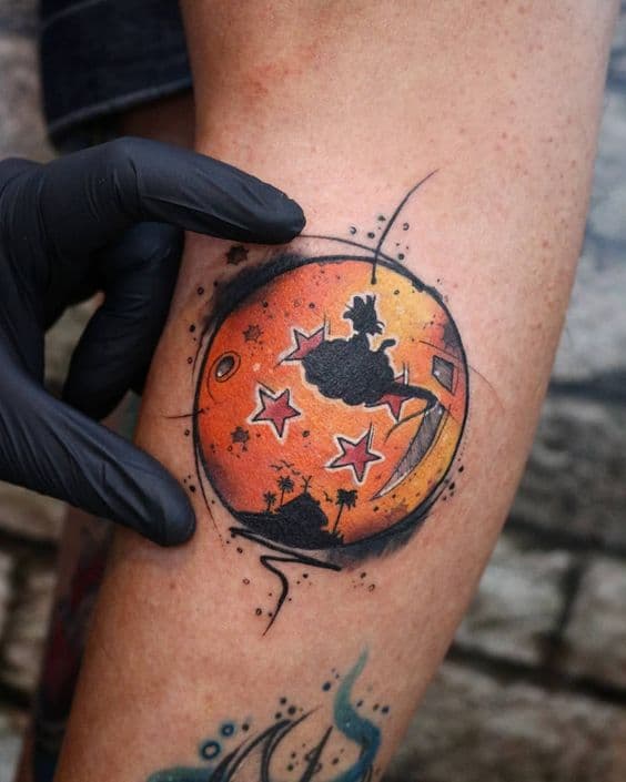 tatuajes dragon ball esfera