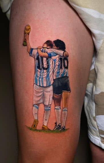 tatuajes futbol argentina