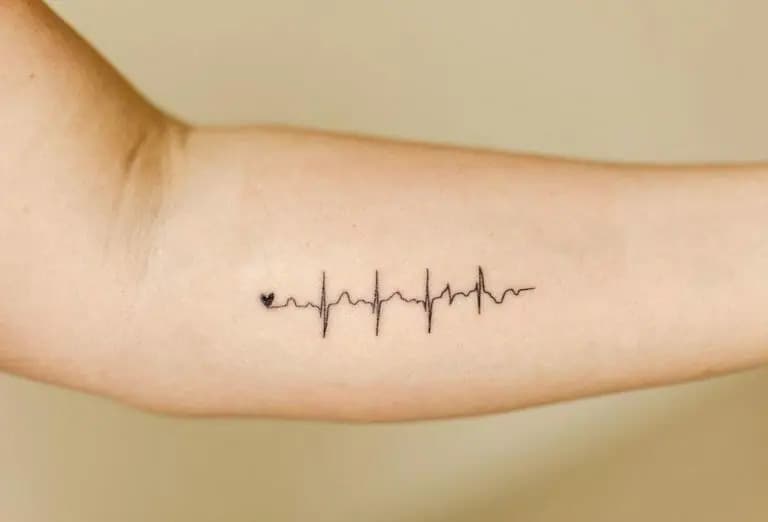 tatuajes latidos de corazón ideas
